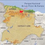 Plano de situación de los Picos de Europa