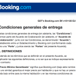 Condiciones Booking.com