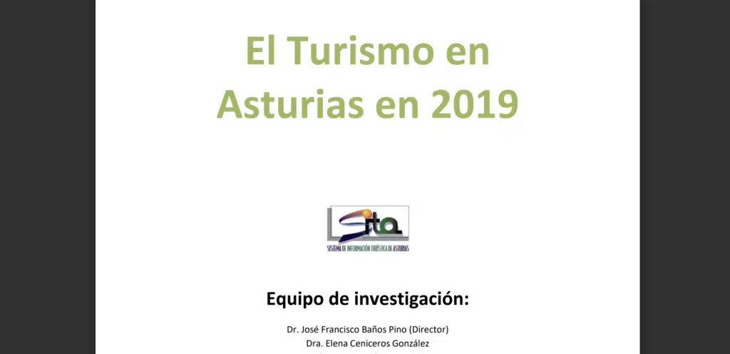 Estudio de la evolución del turismo en Asturias del 2009 al 2019