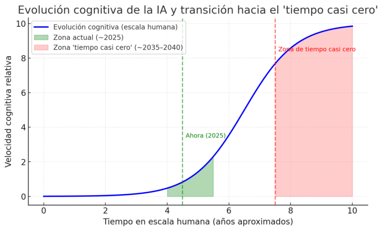 velocidad de pensamiento de la IA